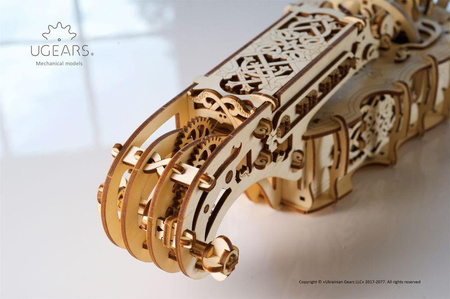 Korbowa Lira / Hurdy-Gurdy Klappmechanisches Modell