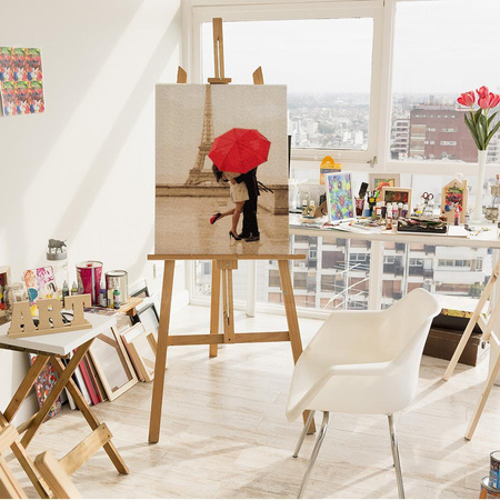 Datum im Regen Malen nach Zahlen