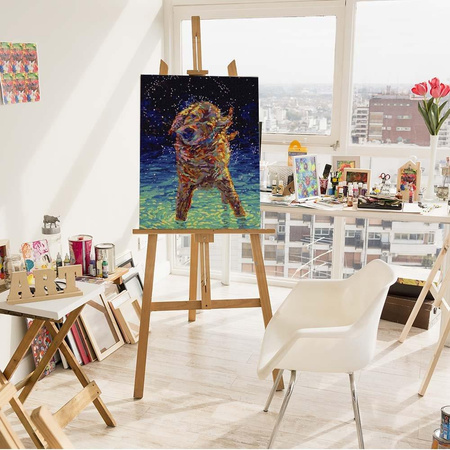 Bunter Spritzer Wasser. Malen nach Zahlen