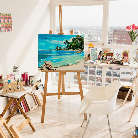 Paradiesküste Malen nach Zahlen