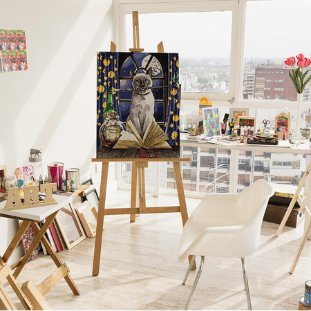 Katze und Magie Malen nach Zahlen