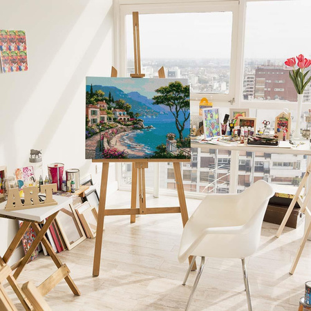 Mittelmeerbucht 50x65 cm Malen nach Zahlen