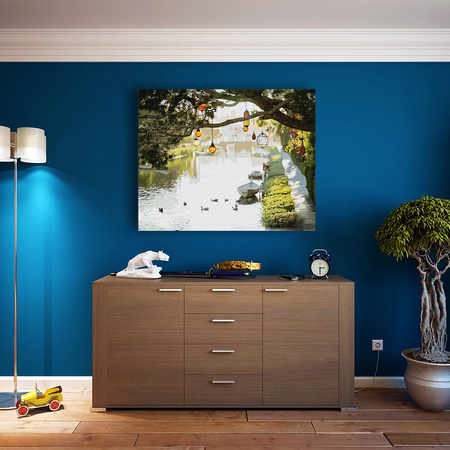 Wärme am Fluss Malen Nach Zahlen