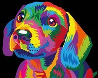 Bunte Tiere malen