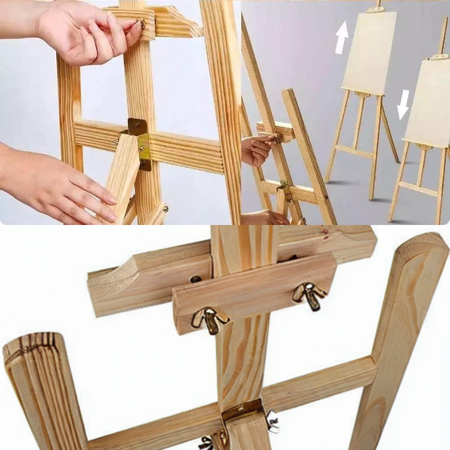 Holzstaffelei 175 cm Studio-Malstaffelei