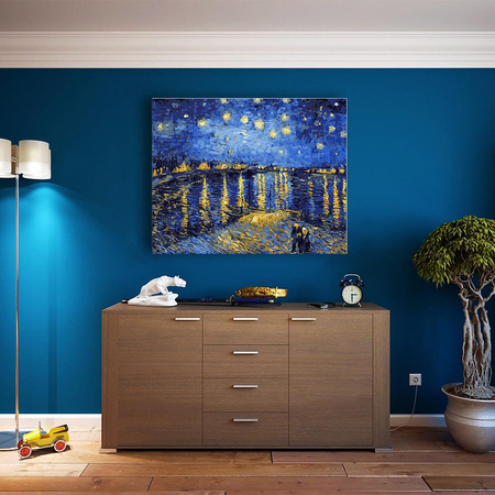 Sternennacht über der Rhone. Van Gogh Malen Nach Zahlen