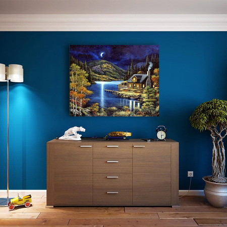 Nachtsee Malen Nach Zahlen