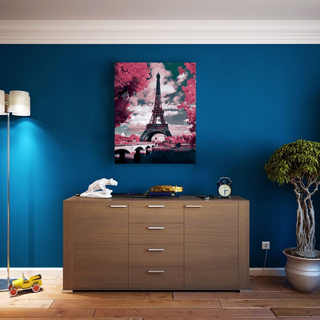 Romantischer Eiffelturm Malen Nach Zahlen