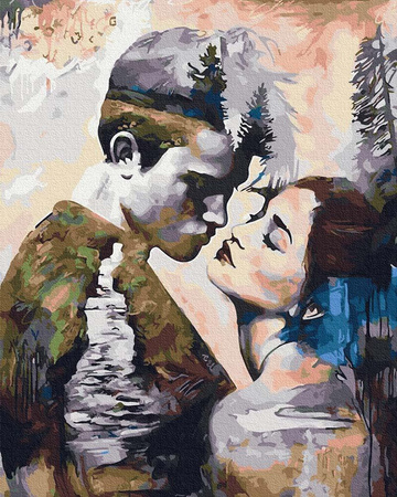 Die Kraft der Liebe. Malen nach Zahlen