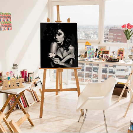 Schwarz-Weiß-Porträt Malen Nach Zahlen