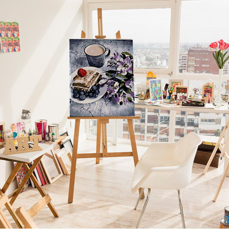 Morgen Kaffee Malen nach Zahlen