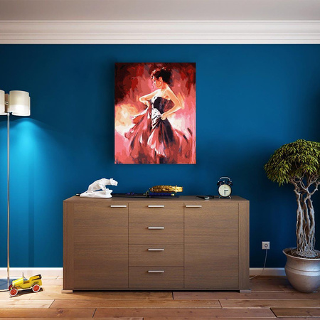 Leidenschaftliche Tänzerin Malen nach Zahlen