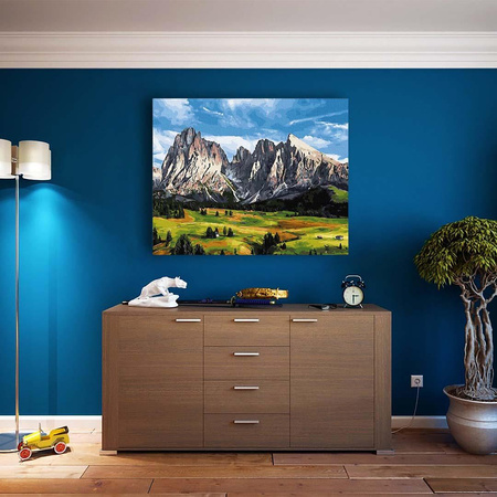 Drei Welten der Schönheit 65x50cm Malen nach Zahlen