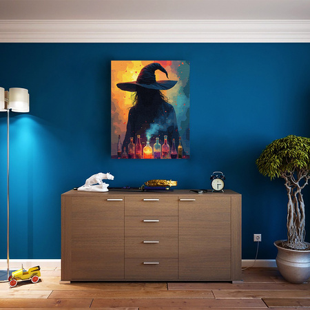 Zauberin und Elixiere Malen Nach Zahlen