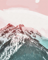 Rosa Gipfel der Träume Malen Nach Zahlen