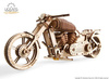 Motorrad VM-02. Mechanisches Modell zum Zusammenklappen