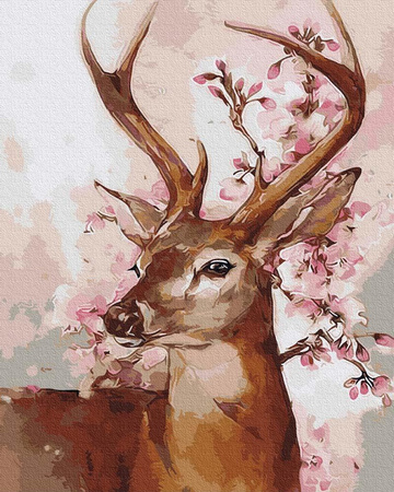 In Einklang mit der Natur Malen nach Zahlen ohne Rahmen