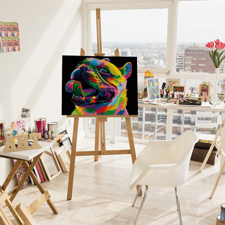 Bunter Hund (einfach) Malen Nach Zahlen