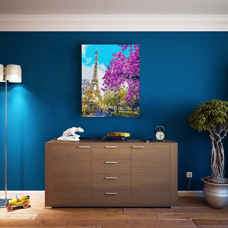 Blühendes Paris Malen Nach Zahlen