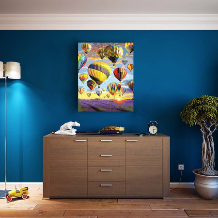 Ballons in den Wolken Malen Nach Zahlen