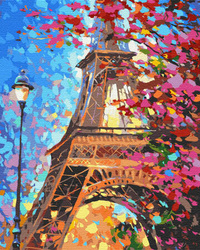 Eiffelturm Malen Nach Zahlen