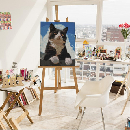 Neugierige Katze Malen Nach Zahlen