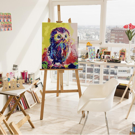 Kleine Eule Malen nach Zahlen