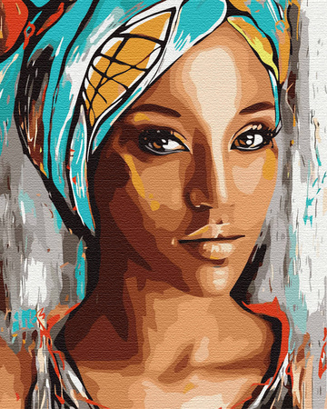 Der Blick brauner Augen Malen Nach Zahlen