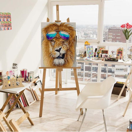 Löwe mit Brille Malen Nach Zahlen