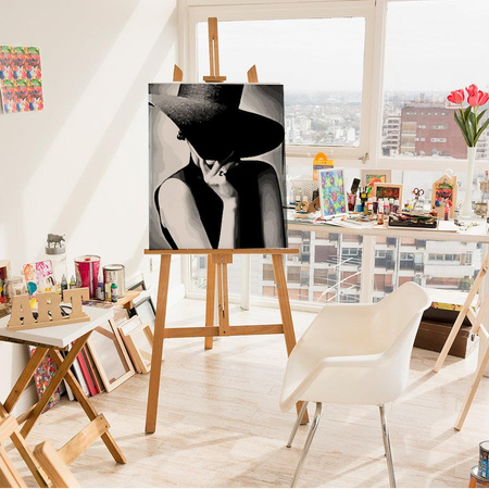 Dame mit Hut Malen Nach Zahlen