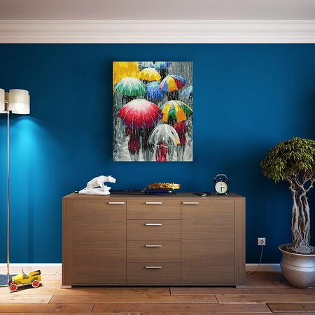 Regnerische Farben Malen nach Zahlen