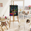Bunte Hirsche 30x40 Malen nach Zahlen
