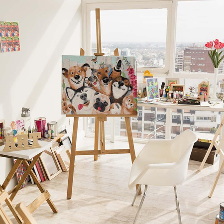 Beste Freunde Malen nach Zahlen