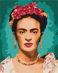 Frida Kahlos Blick Malen Nach Zahlen