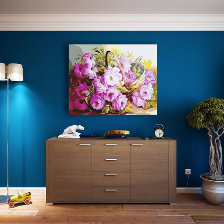 Frühlingsblumen Malen nach Zahlen