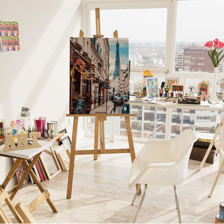 Paris um die Ecke Malen Nach Zahlen