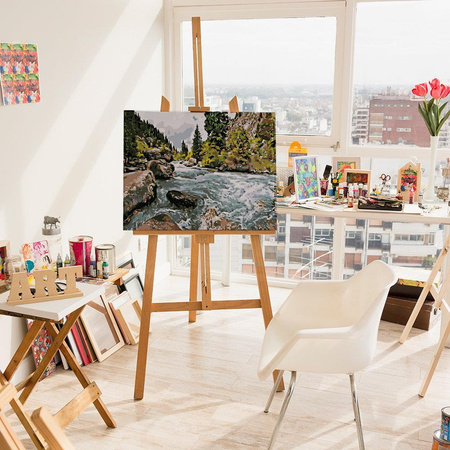 Fluss Malen nach Zahlen