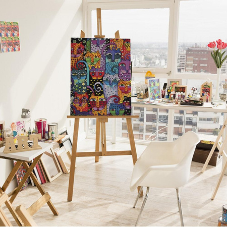 Bunte Katzen Malen Nach Zahlen