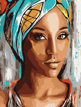 Diamant-Stickerei, rahmenlos, braune Augen, schöne Frau, 30 x 40, Diamant-Mosaik 5D