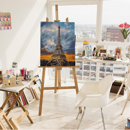 Eiserne Dame von Paris Malen nach Zahlen ohne Rahmen