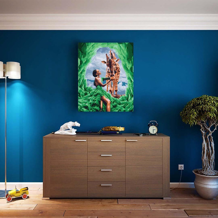 Im Einklang mit der Natur Afrikas 40x50 Malen nach Zahlen