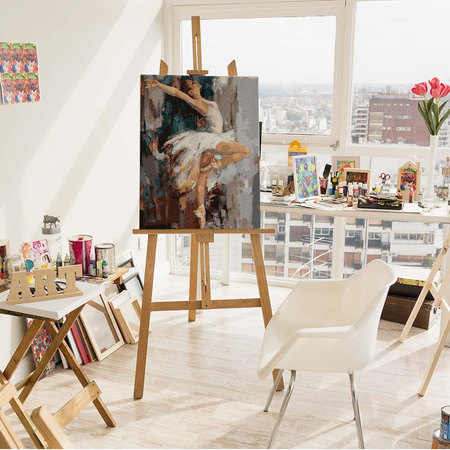 Weißer Schwan, Ballerina Malen Nach Zahlen