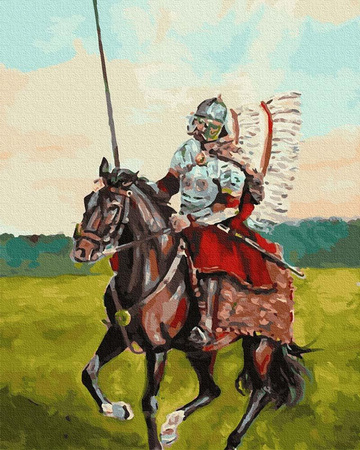 Der geflügelte Husar - polnischer Stolz Malen nach Zahlen