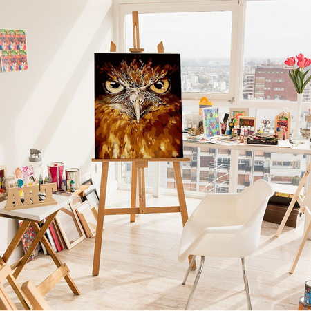 Eule Malen nach Zahlen