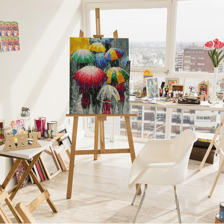 Regnerische Farben Malen nach Zahlen