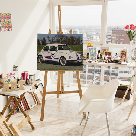 Weißer Buckliger mit der Nummer 53 Malen Nach Zahlen