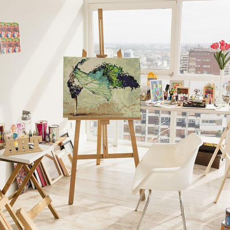 Der Tanz des Lebens Malen nach Zahlen ohne Rahmen