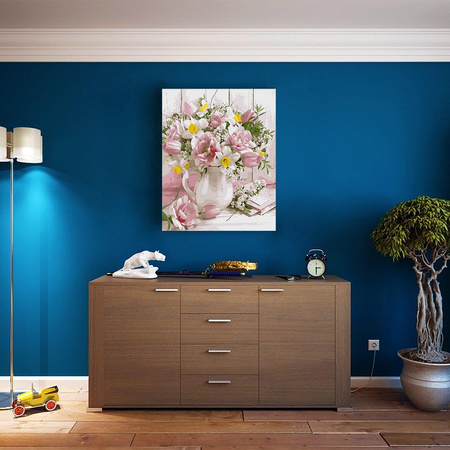 Zarte Blumen Malen Nach Zahlen