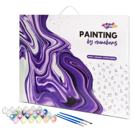 Elefanten- und Giraffenmalerei durch Zahlen