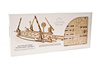 Antrieb mit Schienen Mechanisches Modell zum Zusammenklappen